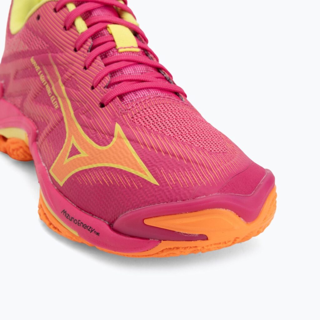 Волейбольные кроссовки Mizuno Wave Lightning Elite pink tetra/fortune yellow/ligh