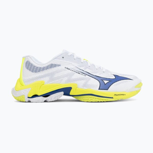 Волейбольные кроссовки Mizuno Wave Lightning Elite white/lighting yellow/dazzling blue