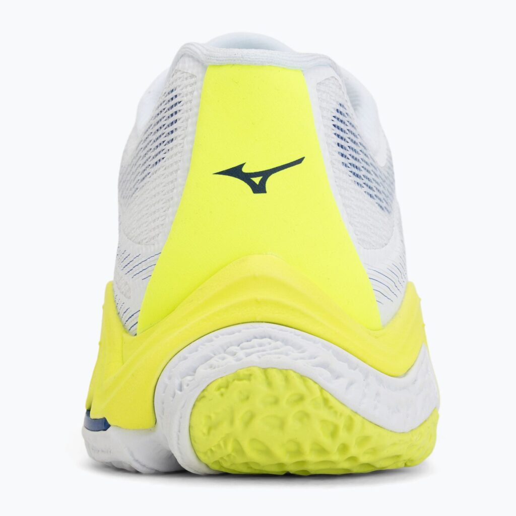 Волейбольные кроссовки Mizuno Wave Lightning Elite white/lighting yellow/dazzling blue