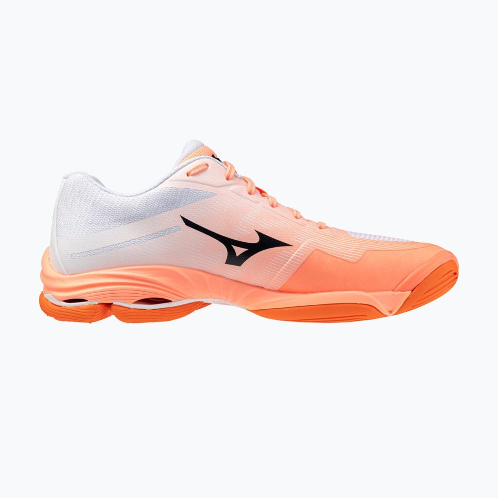 Женские волейбольные кроссовки Mizuno Wave Lightning Pro flamingo coral/carbon/white