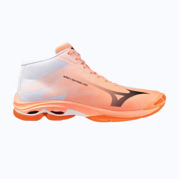 Волейбольные кроссовки Mizuno Wave Lightning Pro Mid flamingo coral/carbon/white