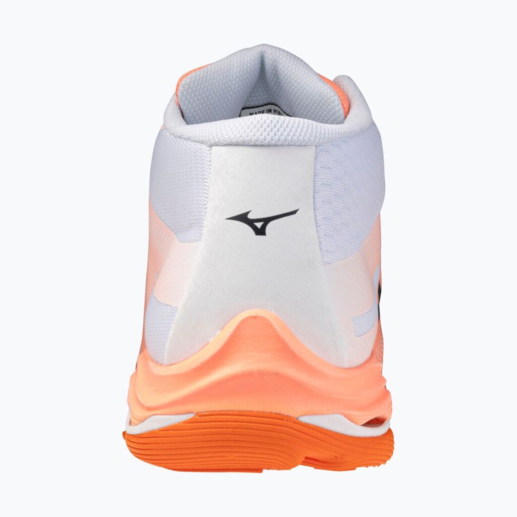 Волейбольные кроссовки Mizuno Wave Lightning Pro Mid flamingo coral/carbon/white