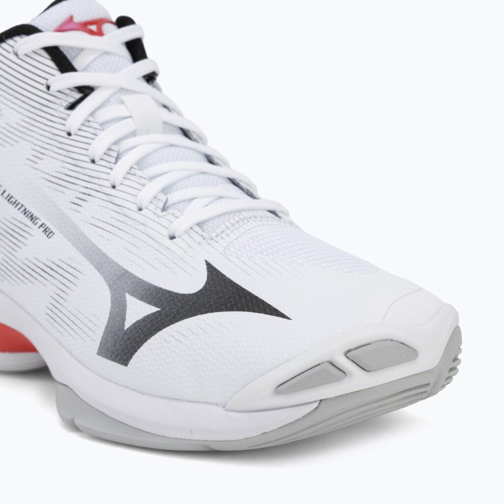 Волейбольные кроссовки Mizuno Wave Lightning Pro Mid white/black/fiery red