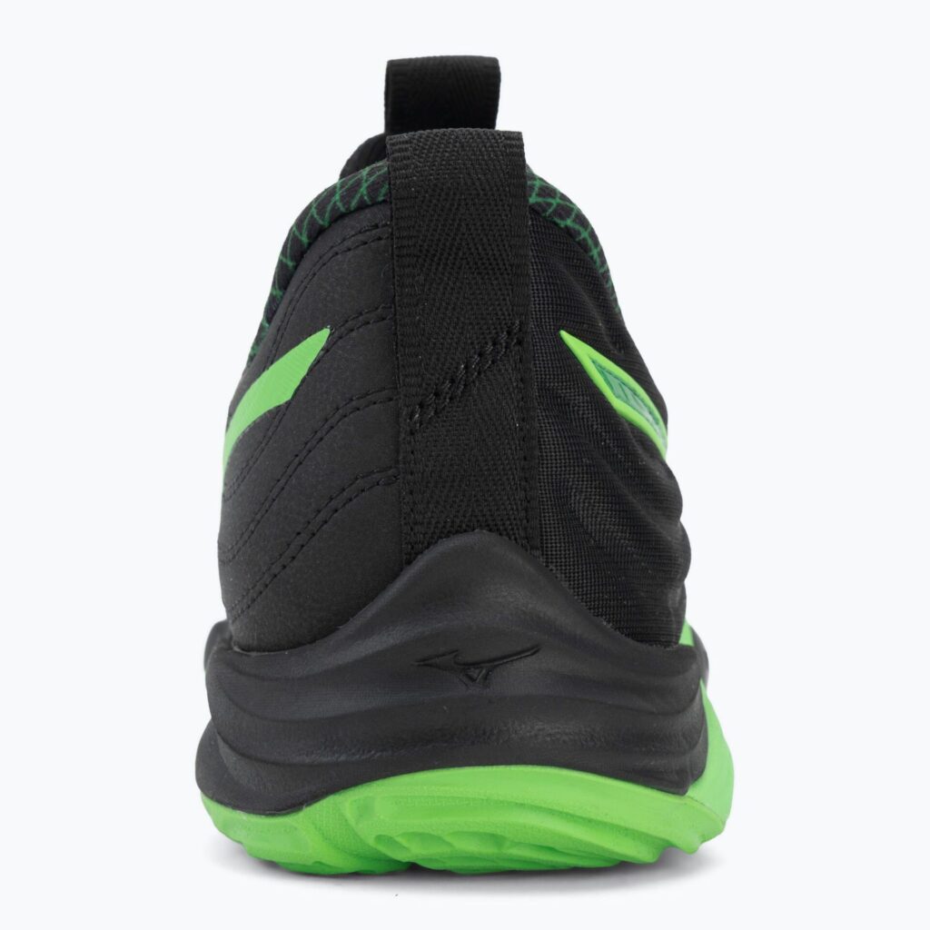 Волейбольные кроссовки Mizuno Wave Momentum Elite black/glowing apple/mandarin orange