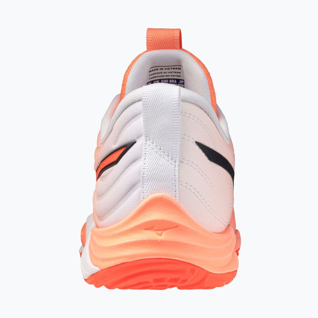 Волейбольные кроссовки Mizuno Wave Momentum Elite flamingo coral/lava orange/white