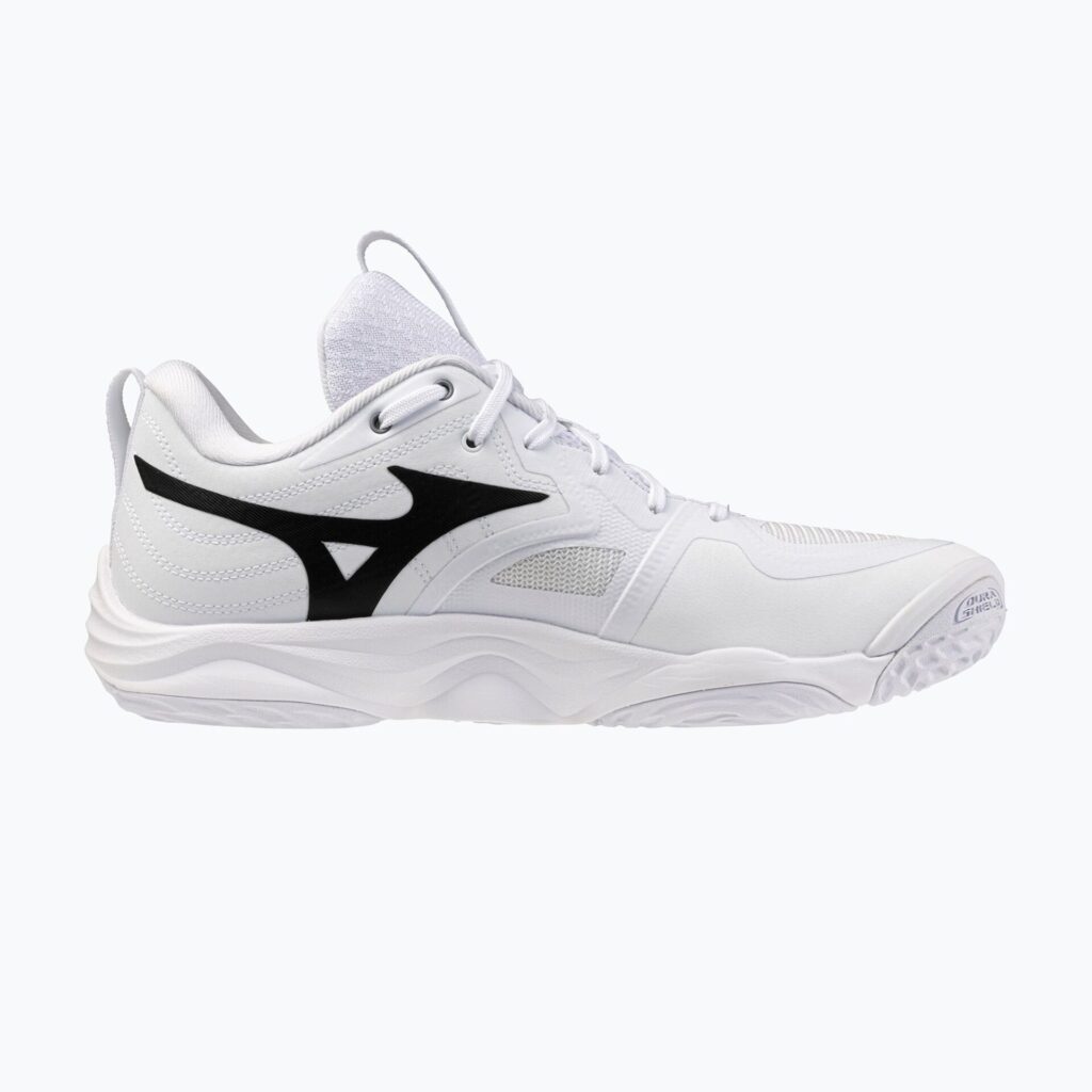 Волейбольные кроссовки Mizuno Wave Momentum Elite white/metallic gray/black