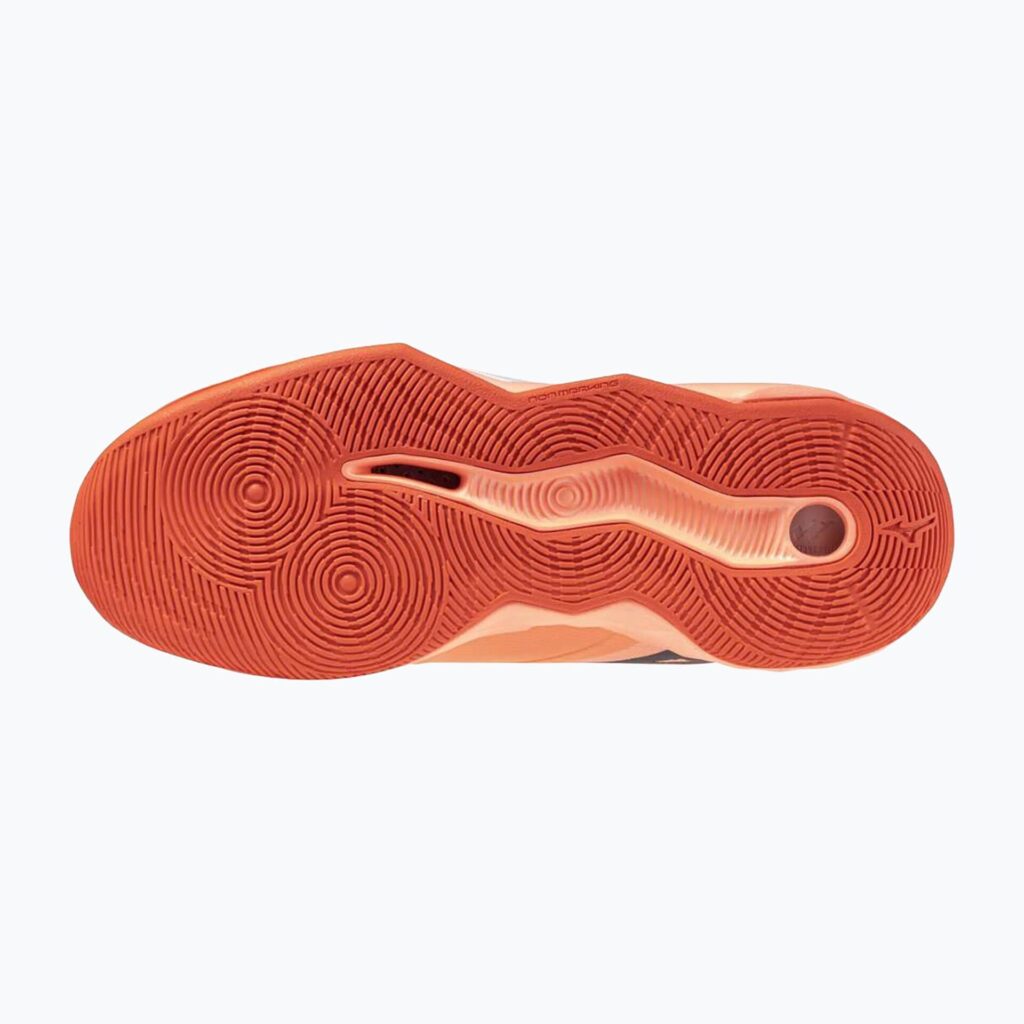 Волейбольные кроссовки Mizuno Wave Momentum Pro flamingo coral/carbon/white