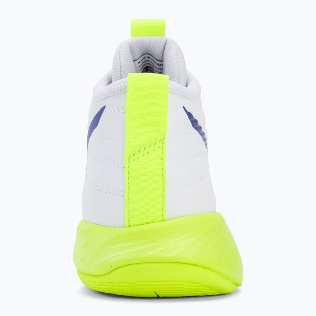 Волейбольные кроссовки Mizuno Wave Momentum Pro Mid white/lightning yellow/dazzling blue