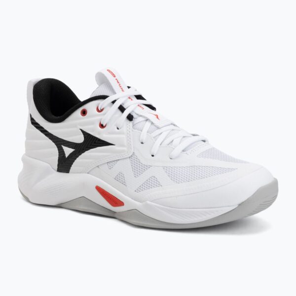 Волейбольные кроссовки Mizuno Wave Momentum Pro white/black/fiery red