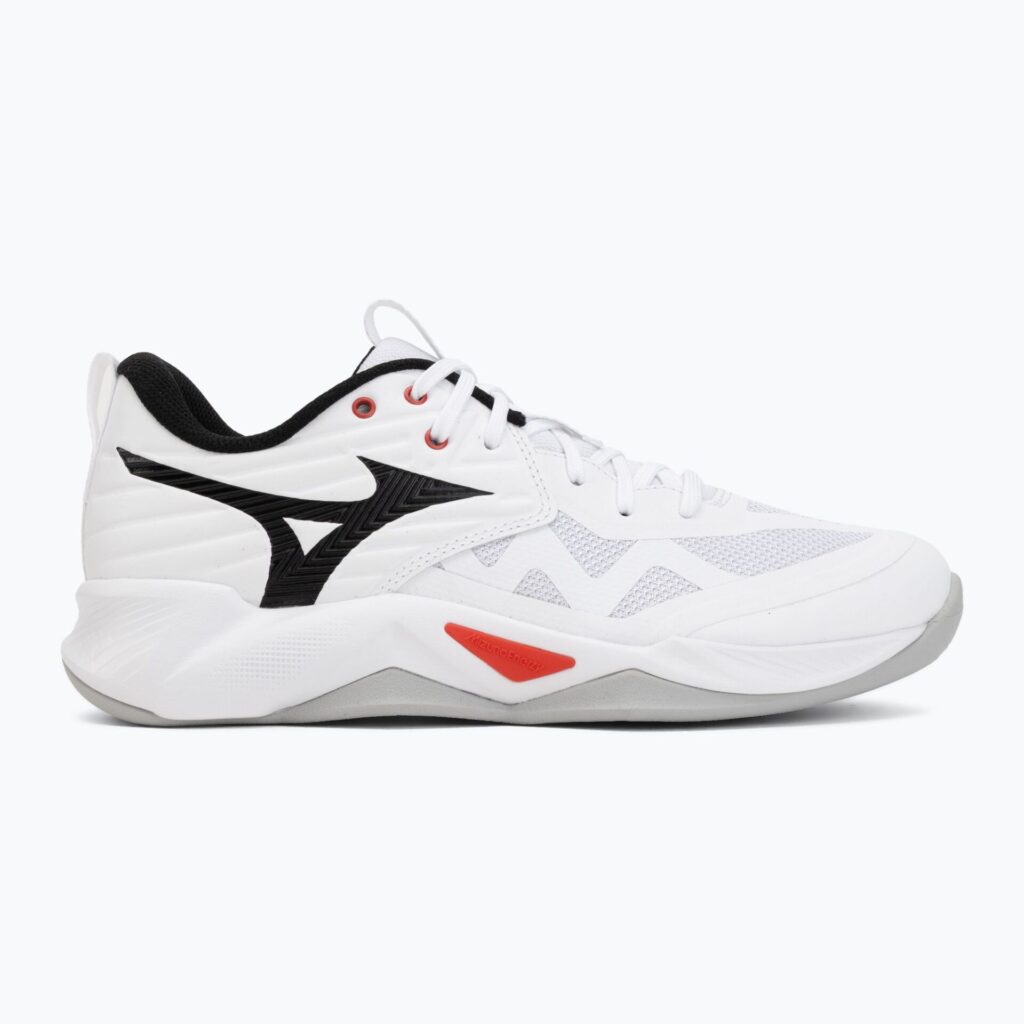 Волейбольные кроссовки Mizuno Wave Momentum Pro white/black/fiery red