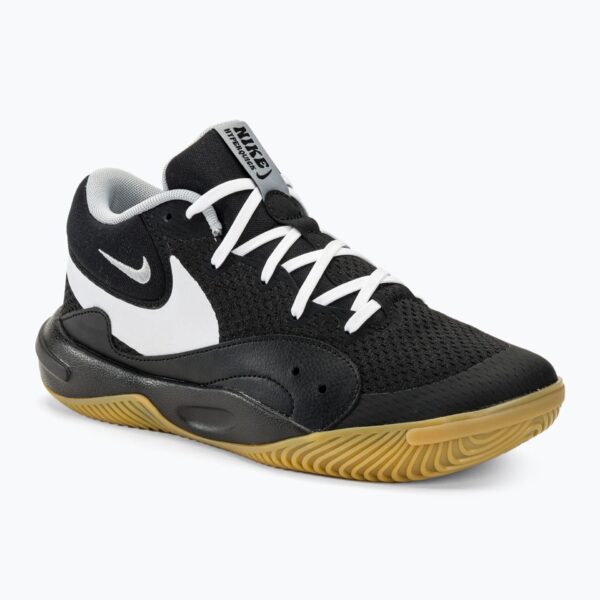 Волейбольные кроссовки Nike Hyperquick Court Flight black/white-flat silver
