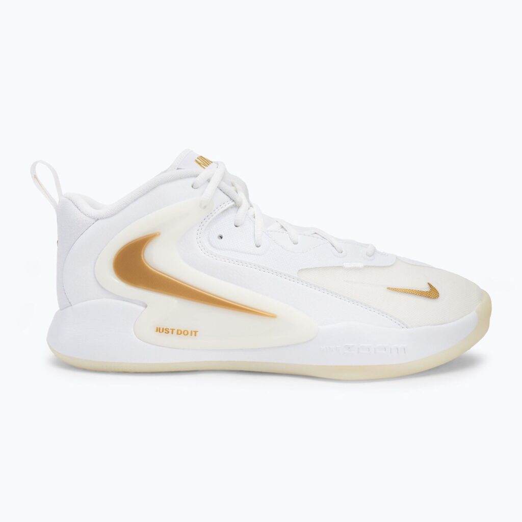 Волейбольные кроссовки Nike React Hyperset 2 white/white/metallic gold