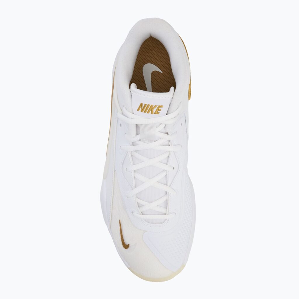 Волейбольные кроссовки Nike React Hyperset 2 white/white/metallic gold