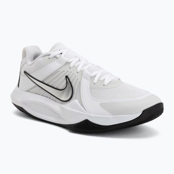 Волейбольные крссовки Nike Zoom Hyperspeed Court 2 white/metallic silver/black