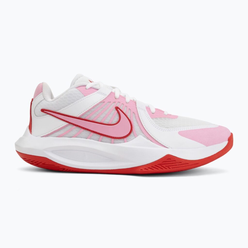 Волейбольные крссовки Nike Zoom Hyperspeed Court 2 white/pink rise/university red