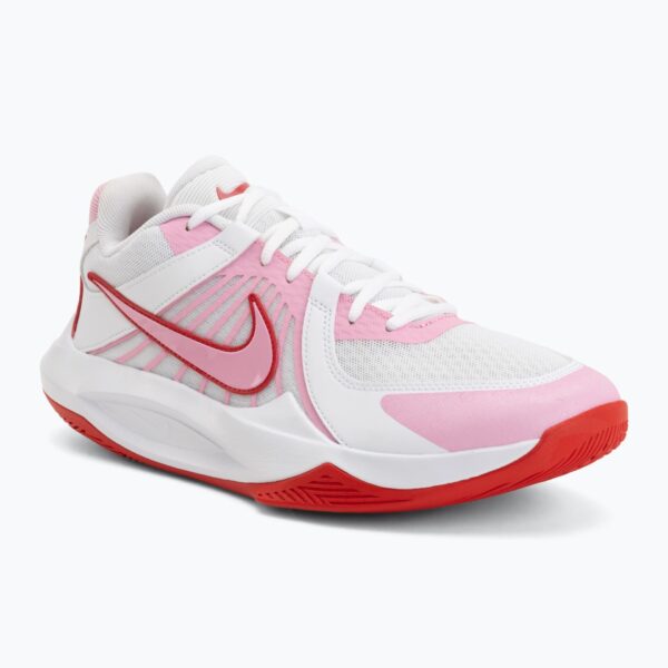Волейбольные крссовки Nike Zoom Hyperspeed Court 2 white/pink rise/university red
