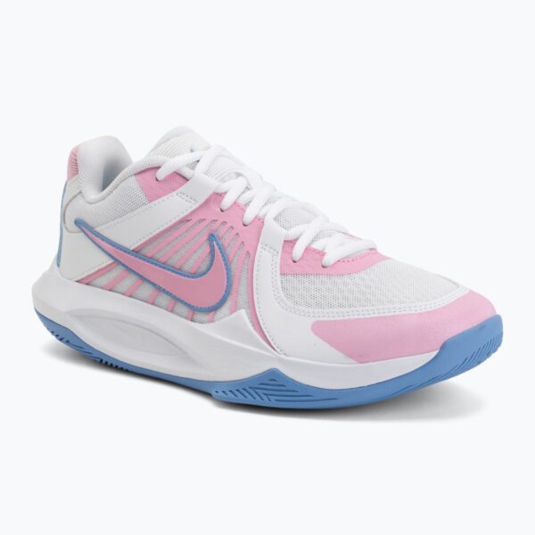 Волейбольные крссовки Nike Zoom Hyperspeed Court 2 white/pink rise/valor blue