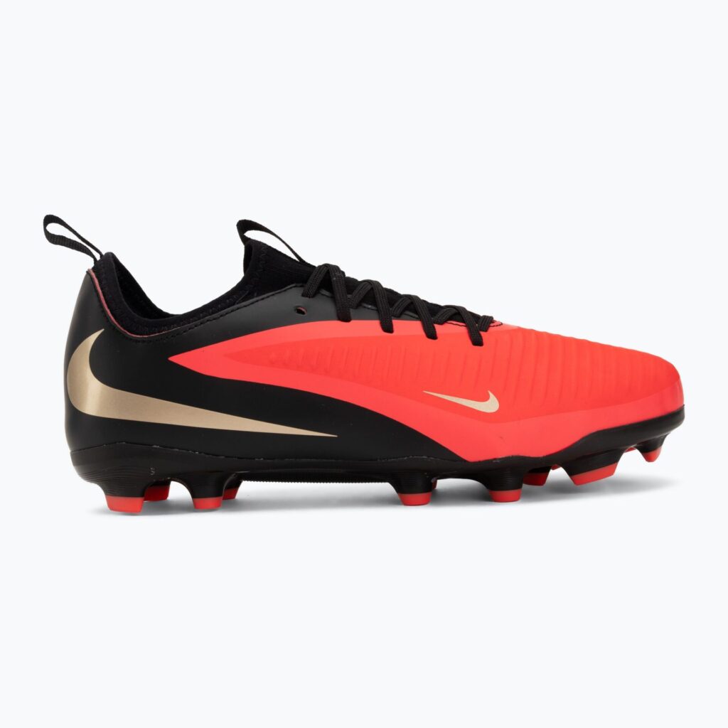 Детские футбольные бутсы Nike Jr. Phantom 6 Low Academy bright crimson/bright crimson/black