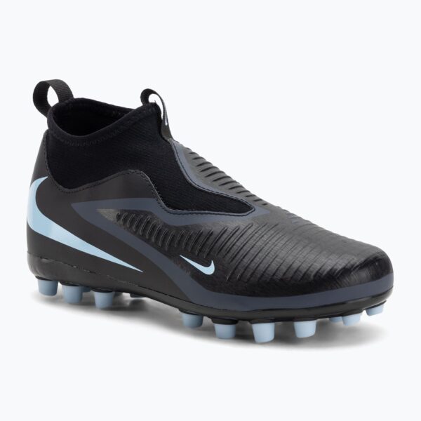 Детские футбольные бутсы Nike Phantom 6 High Academy AG black/black