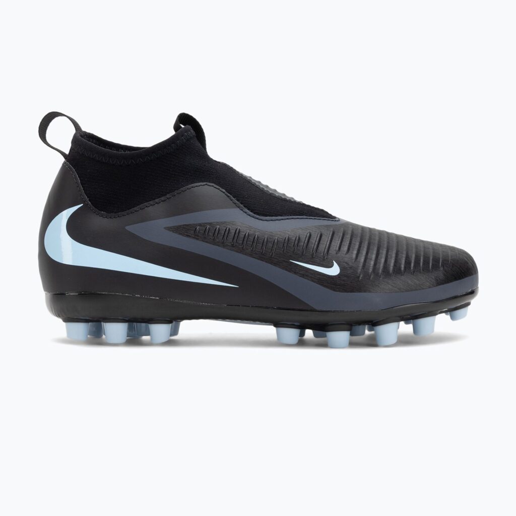 Детские футбольные бутсы Nike Phantom 6 High Academy AG black/black