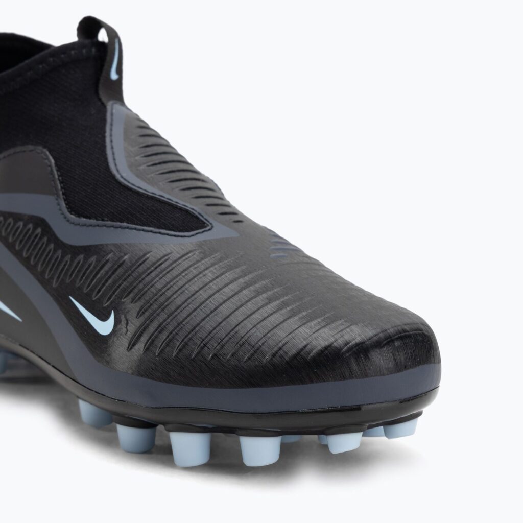 Детские футбольные бутсы Nike Phantom 6 High Academy AG black/black