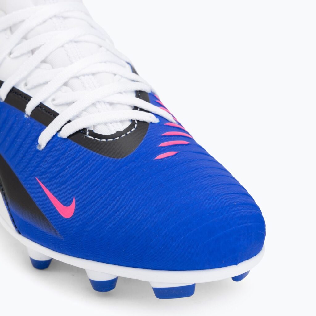 Детские футбольные бутсы Nike Phantom 6 High Club FG/MG racer blue/white/pink blast
