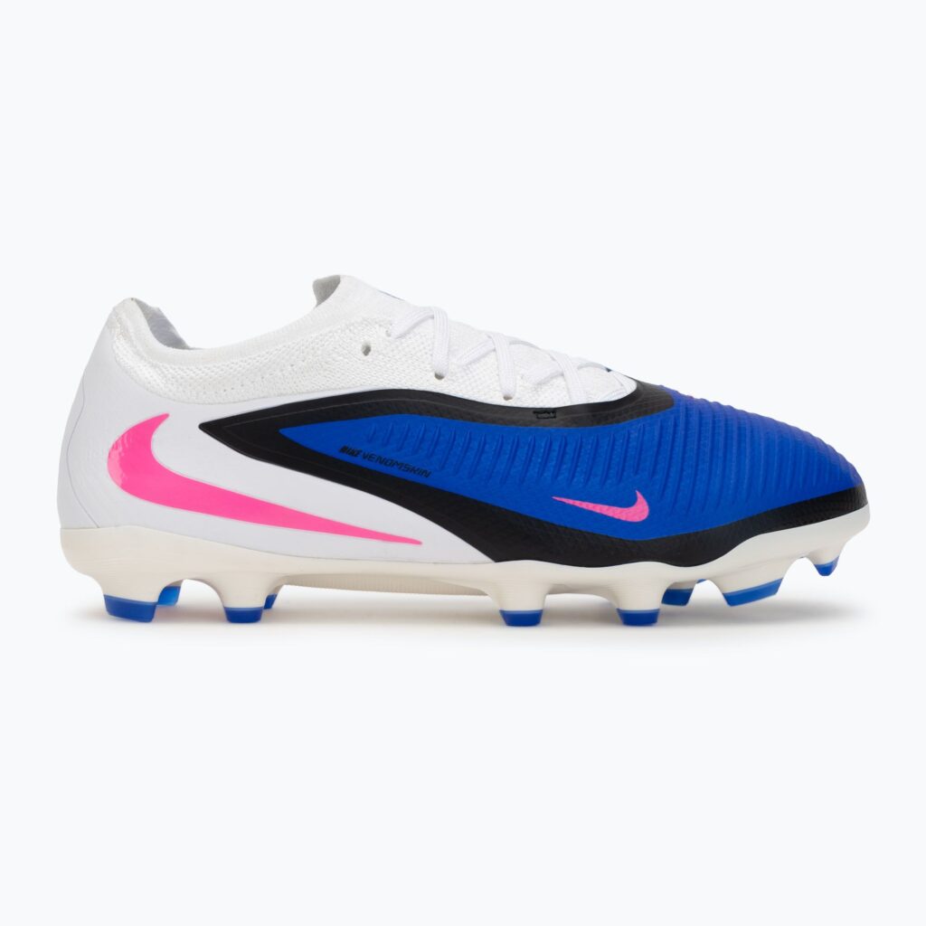 Детские футбольные бутсы Nike Phantom 6 Low Pro FG/MG racer blue/white/pink blast