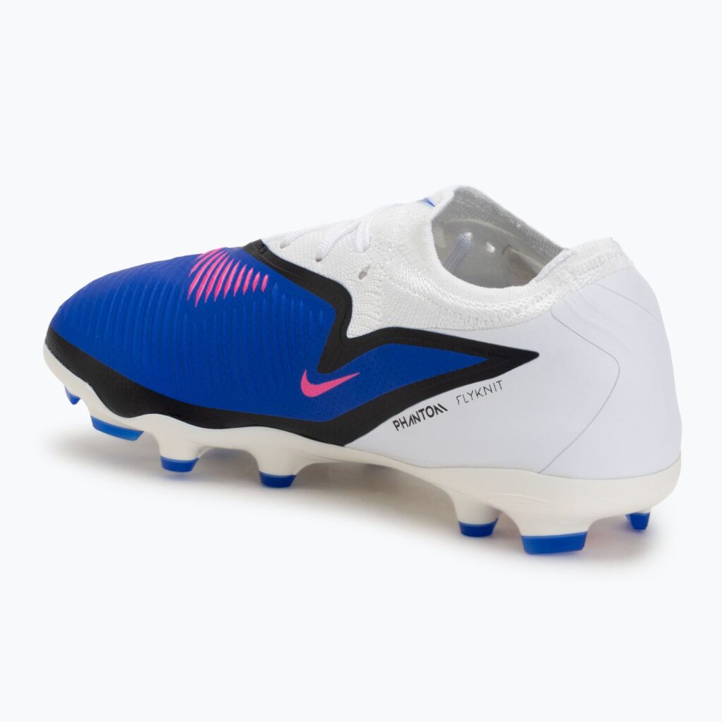 Детские футбольные бутсы Nike Phantom 6 Low Pro FG/MG racer blue/white/pink blast