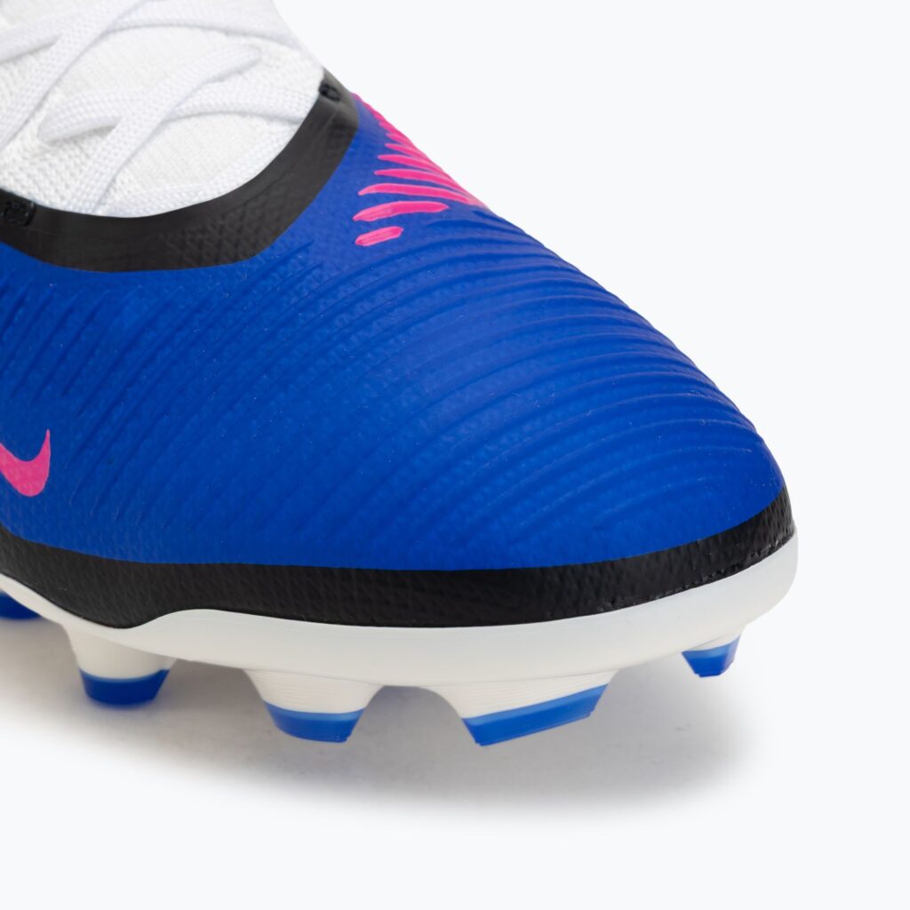 Детские футбольные бутсы Nike Phantom 6 Low Pro FG/MG racer blue/white/pink blast
