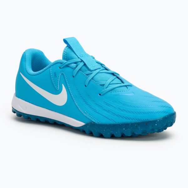 Детские футбольные бутсы Nike Phantom GX II Academy TF blue fury/white