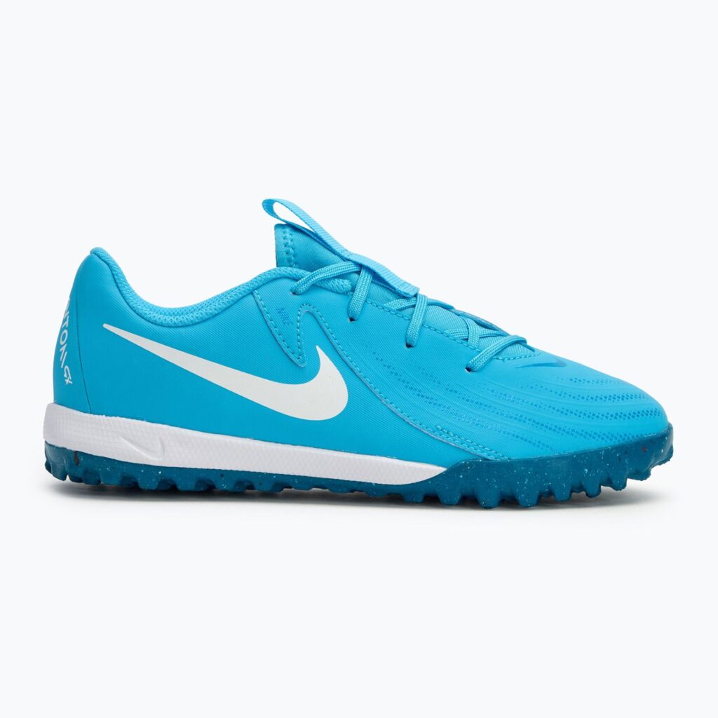 Детские футбольные бутсы Nike Phantom GX II Academy TF blue fury/white