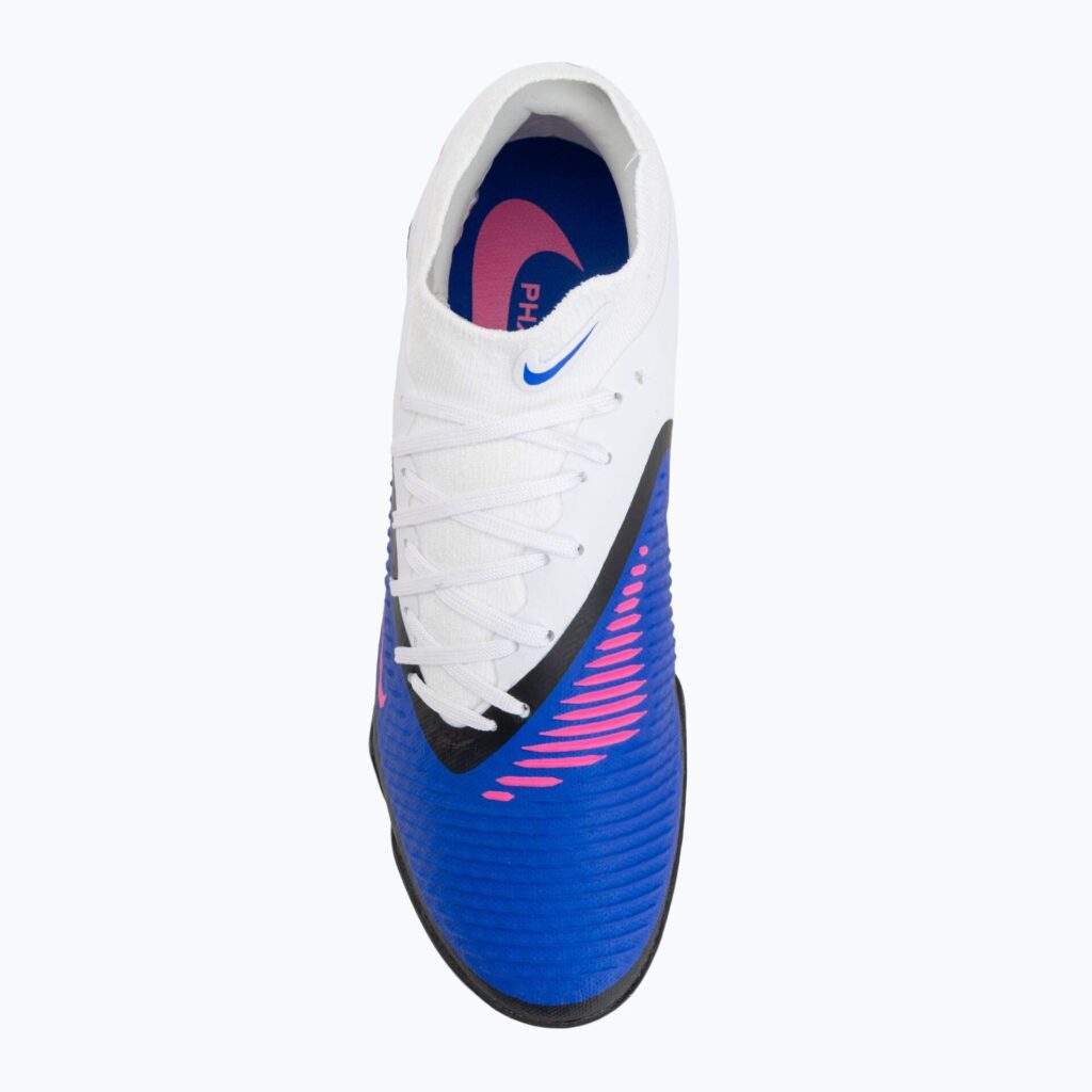 Футбольные бутсы Nike Phantom 6 High Academy TF racer blue/white/pink blast