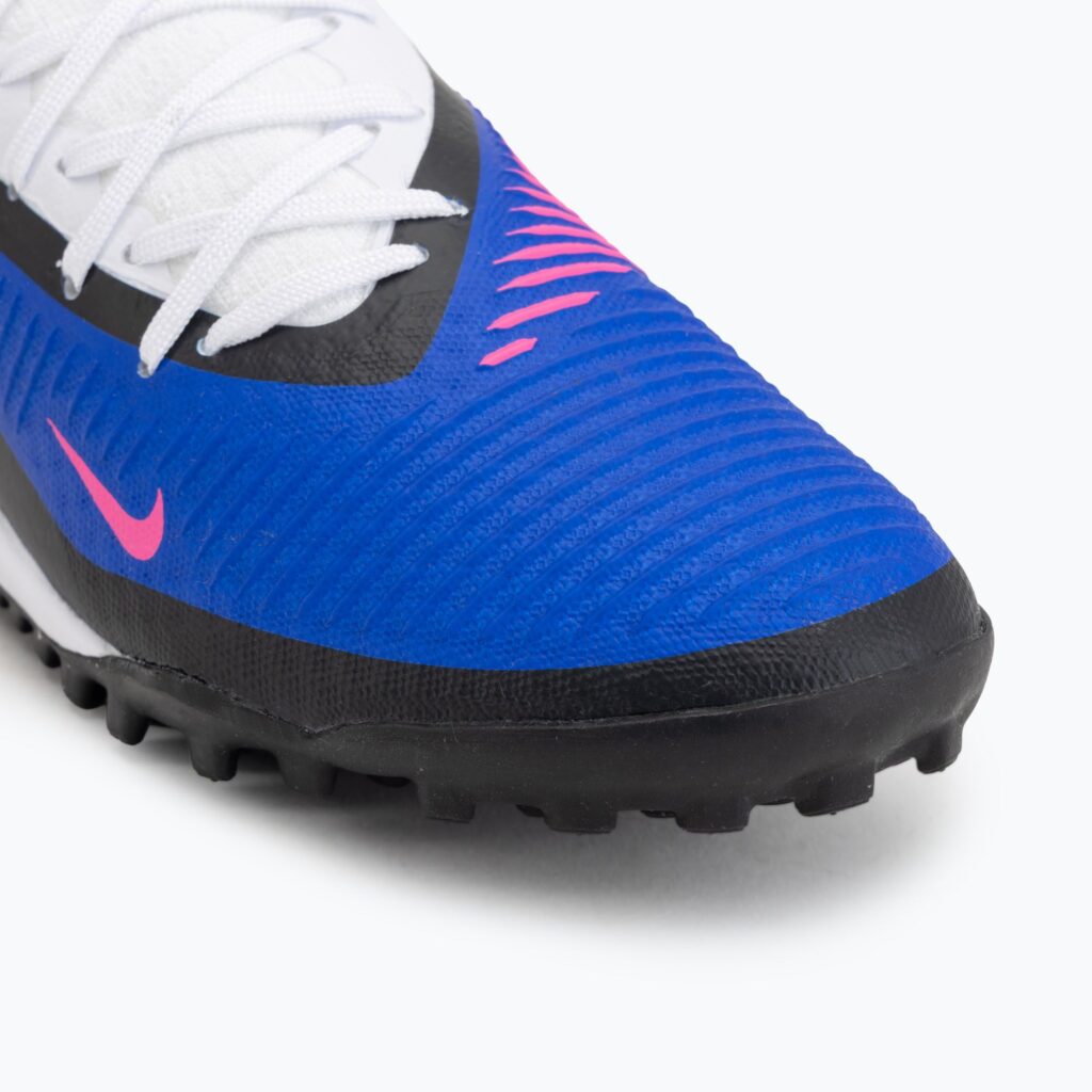 Футбольные бутсы Nike Phantom 6 High Academy TF racer blue/white/pink blast