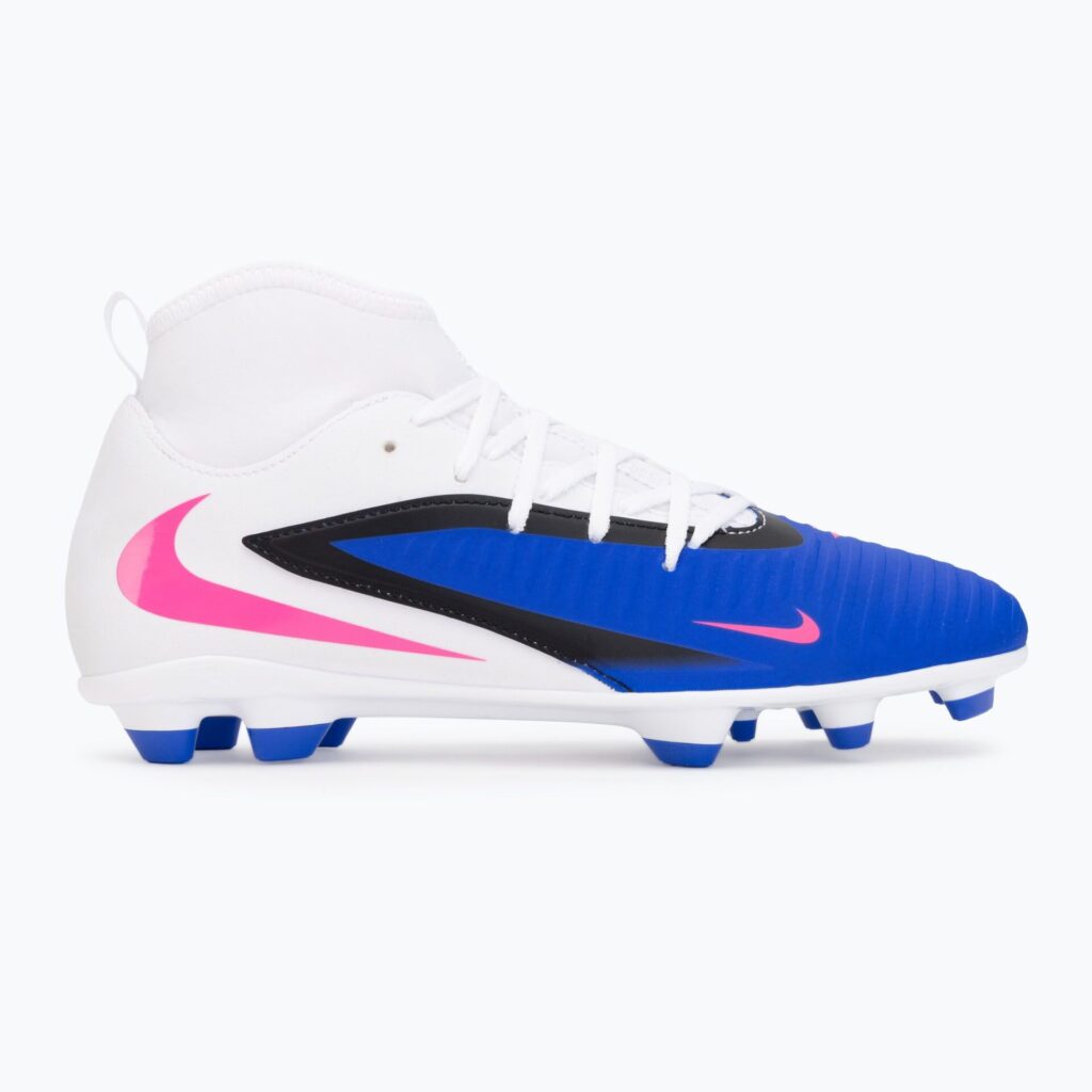 Футбольные бутсы Nike Phantom 6 High Club FG/MG racer blue/white/pink blast