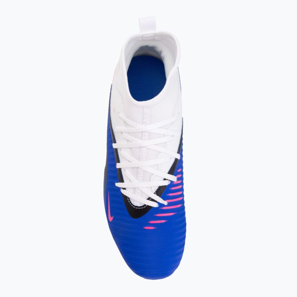 Футбольные бутсы Nike Phantom 6 High Club FG/MG racer blue/white/pink blast