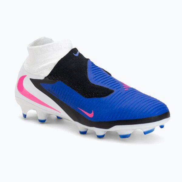 Футбольные бутсы Nike Phantom 6 High Pro FG racer blue/white/pink blast