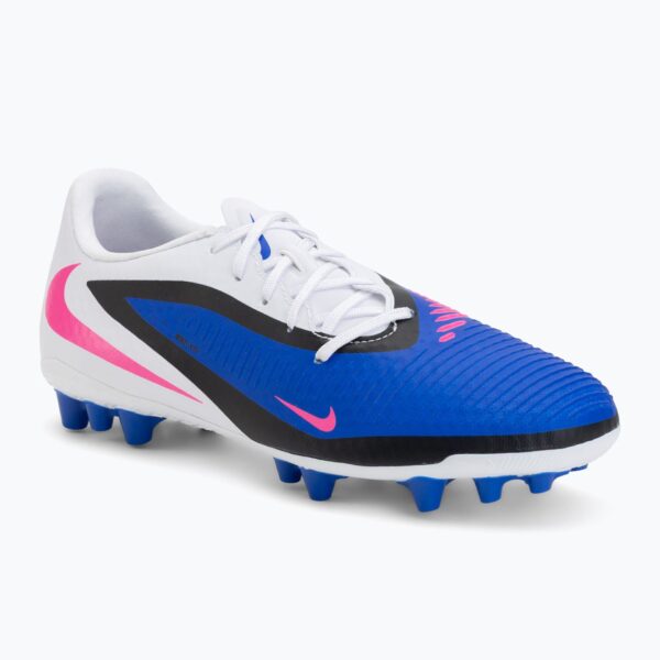 Футбольные бутсы Nike Phantom 6 Low Academy AG racer blue/white/pink blast
