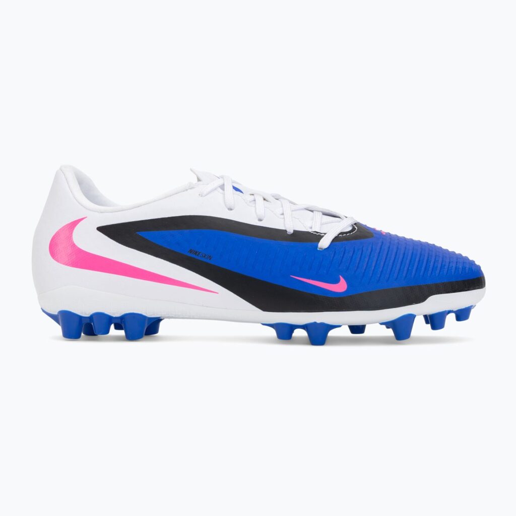 Футбольные бутсы Nike Phantom 6 Low Academy AG racer blue/white/pink blast