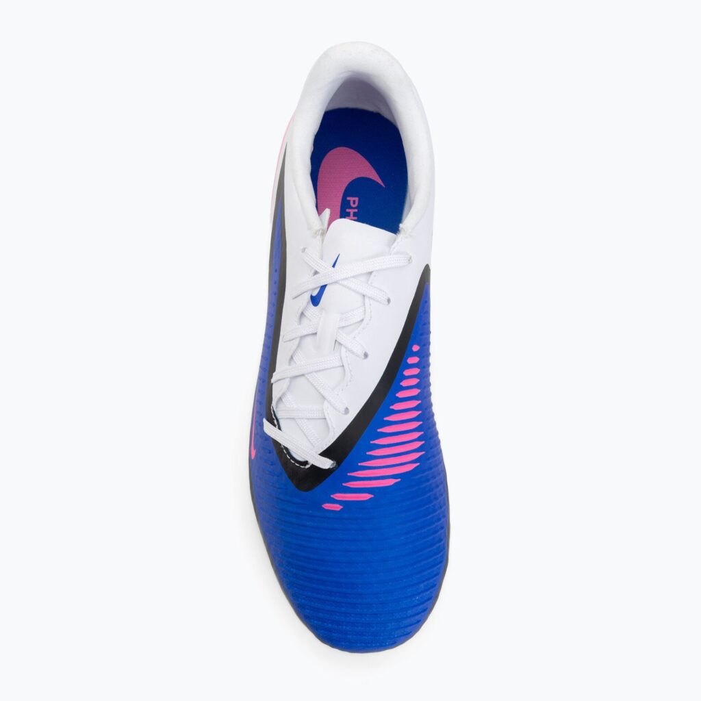 Футбольные бутсы Nike Phantom 6 Low Academy AG racer blue/white/pink blast
