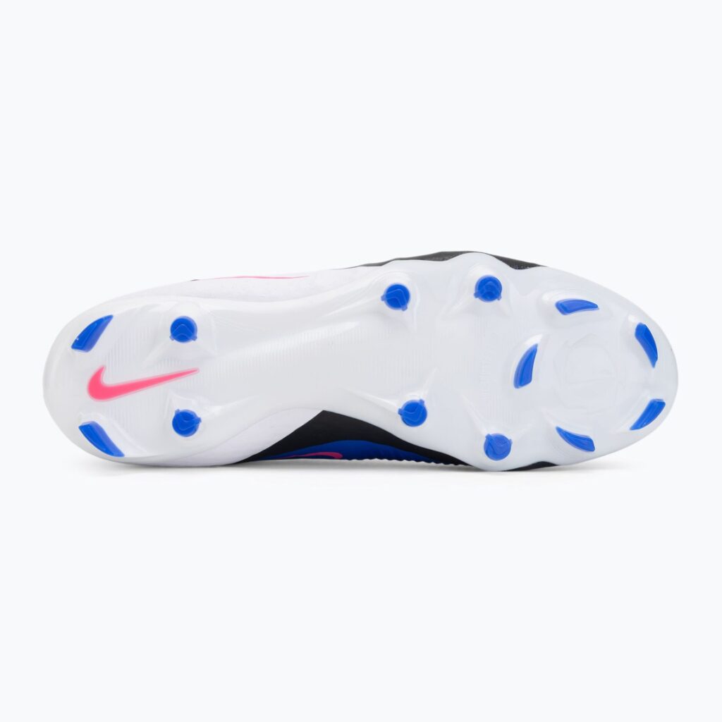 Футбольные бутсы Nike Phantom 6 Low Academy EasyOn FG/MG racer blue/white/pink blast