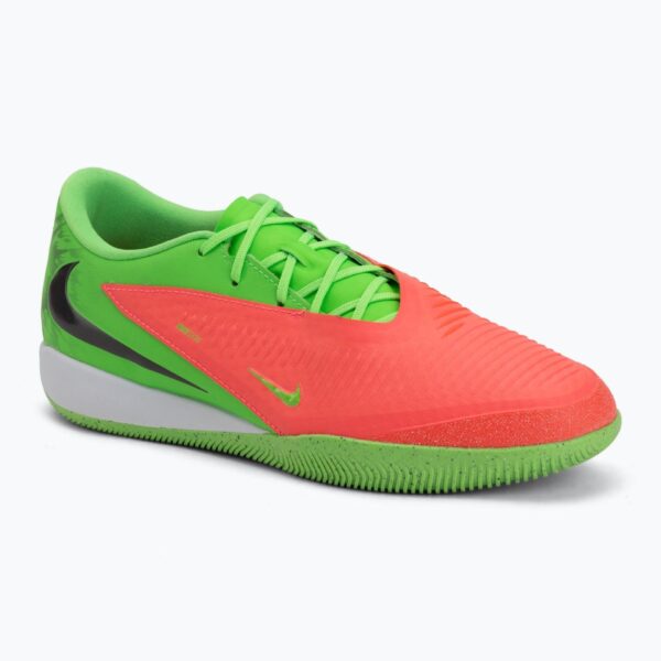 Футбольные бутсы Nike Phantom 6 Low Academy Erling Haaland IN hot punch/green strike/black