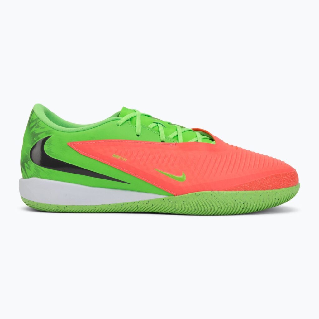 Футбольные бутсы Nike Phantom 6 Low Academy Erling Haaland IN hot punch/green strike/black