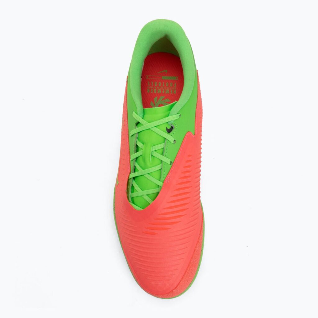 Футбольные бутсы Nike Phantom 6 Low Academy Erling Haaland IN hot punch/green strike/black