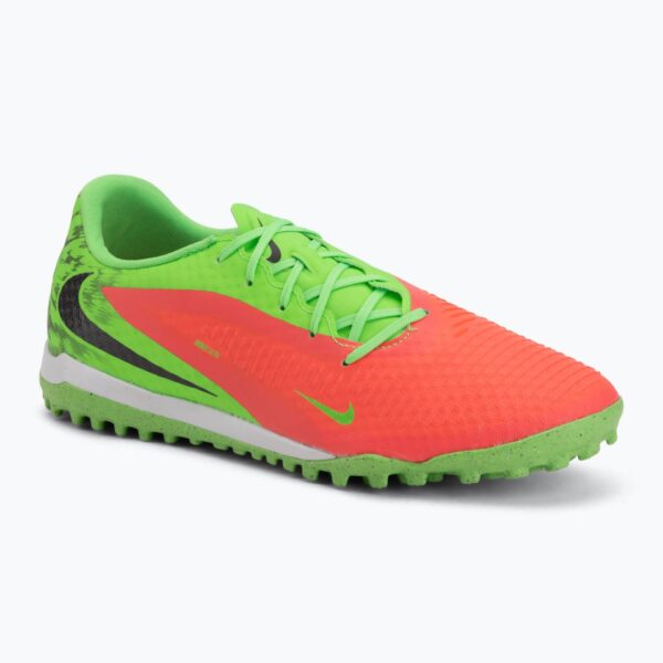 Футбольные бутсы Nike Phantom 6 Low Academy Erling Haaland TF hot punch/green strike/black