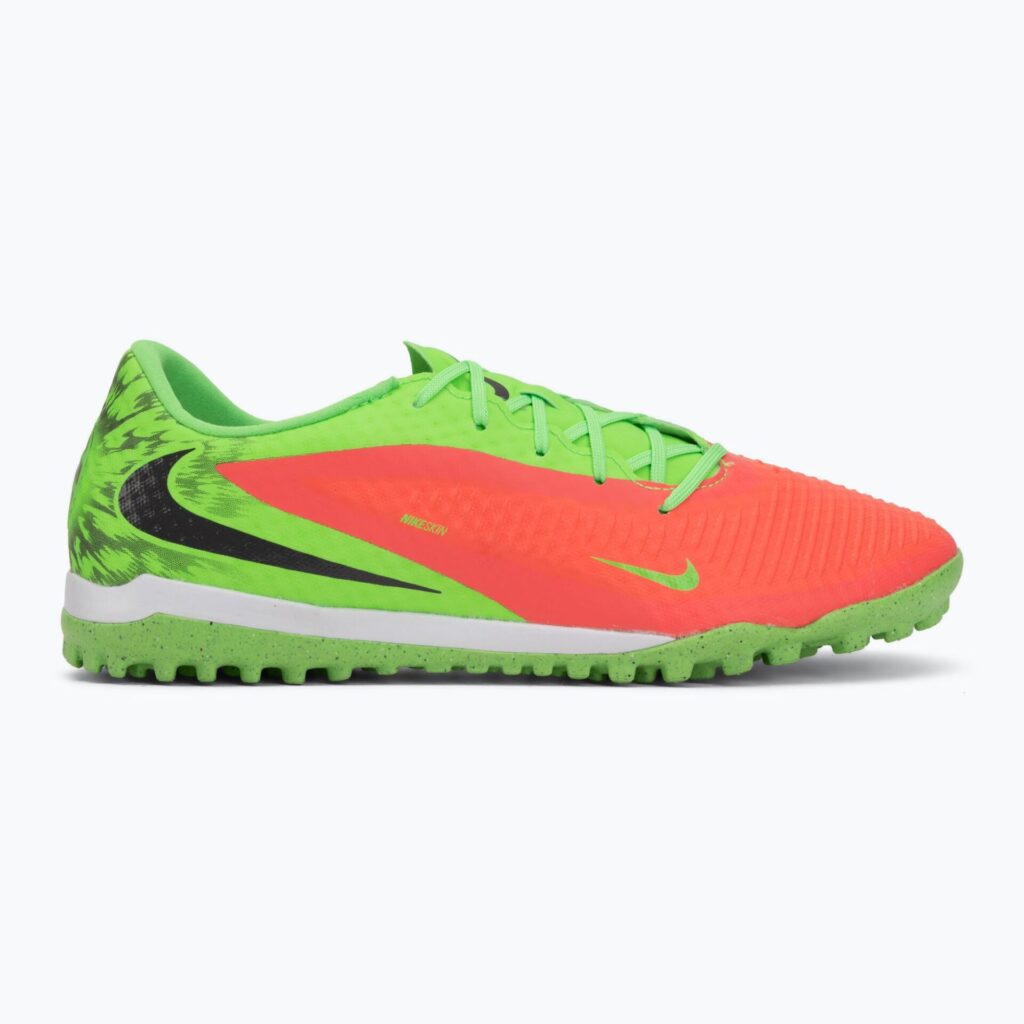 Футбольные бутсы Nike Phantom 6 Low Academy Erling Haaland TF hot punch/green strike/black