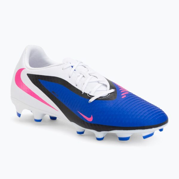 Футбольные бутсы Nike Phantom 6 Low Academy FG/MG racer blue/white/pink blast