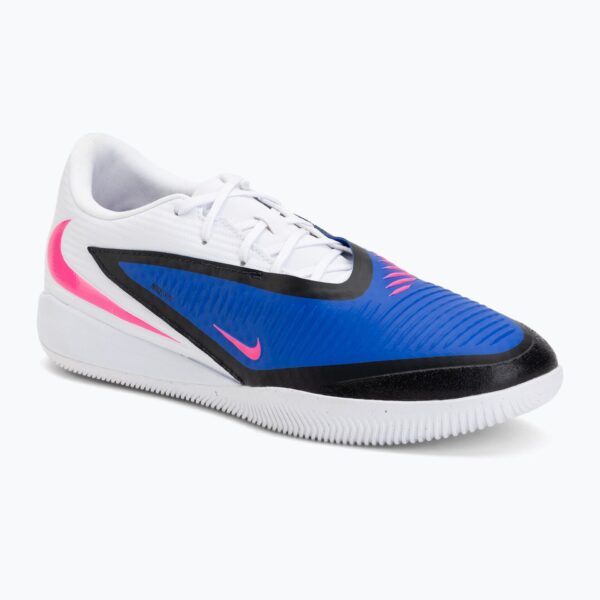 Футбольные бутсы Nike Phantom 6 Low Academy IC racer blue/white/pink blast