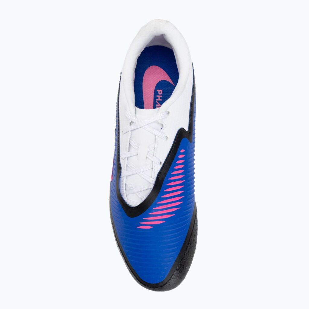 Футбольные бутсы Nike Phantom 6 Low Academy IC racer blue/white/pink blast
