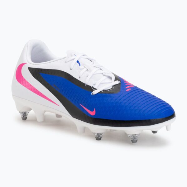 Футбольные бутсы Nike Phantom 6 Low Academy SG racer blue/white/pink blast