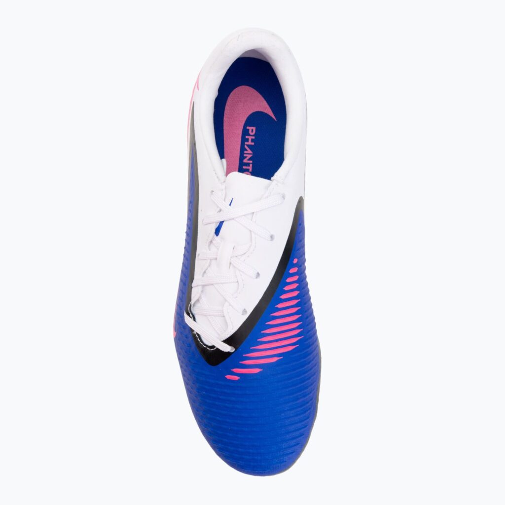 Футбольные бутсы Nike Phantom 6 Low Academy SG racer blue/white/pink blast